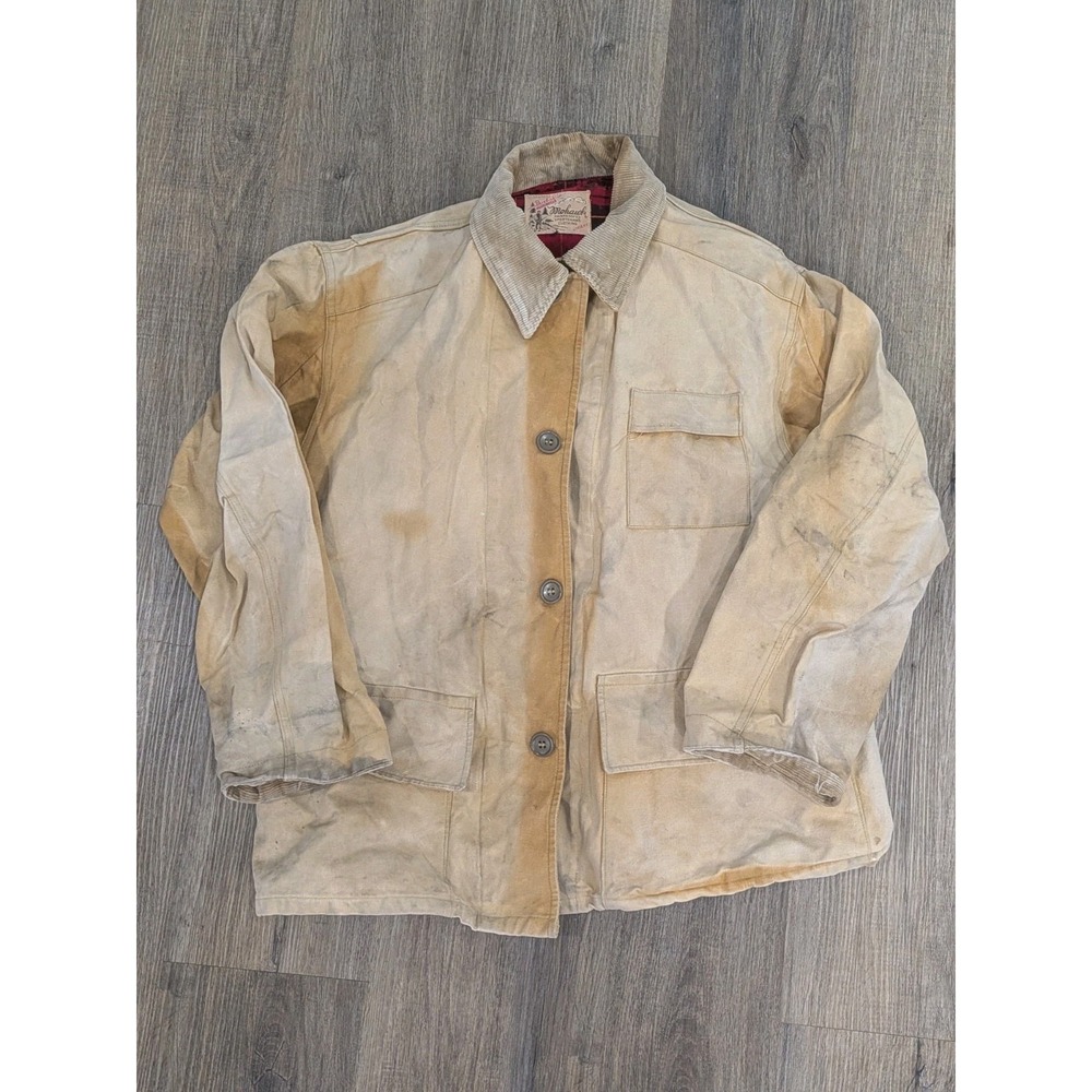 Utica DuxBak Rainproof Mohawk Hunting Jacket Men's Large Pockets Vintage
